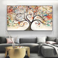 1pc The Fantasy Love Tree Canvas Painting Posters And Prints Wall Art Pictures For Living Room Bedroom Decoration.