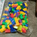 Building Puzzle Blocks Small Toys For Kids.