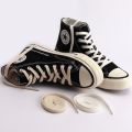 1Pair Flat Shoelaces Canvas Sneakers Sports Shoes Laces Classic Women Men Shoelace Solid Double White Black Allstar Shoe lace.