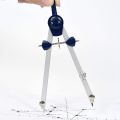 JAERBEE 9Pc Geometry Set Metal Compass Geometry Precision Tool for Student, Circle Drawing Tool and Architecture Drafting Kits. 