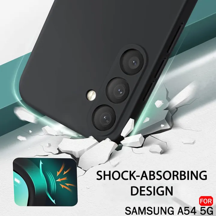 Samsung%20Galaxy%20A54%20Premium%20Silicone%20Matte%20Soft%20Phone%20Case%20-%20Black%20-%20Image%205