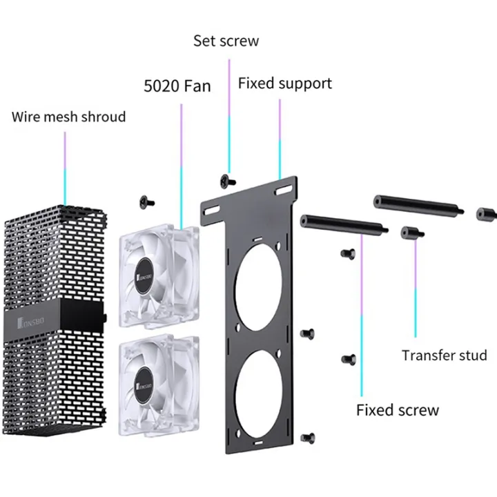for%20MATX%20Motherboard%20-2%20Memory%20Stick%20Cooler%20DDR4%20DDR5%20Overclocking%20ARGB%20Thermal%20Vest%20Memory%20Fan%20Module,%20White%20Easy%20to%20Use%20-%20Image%205