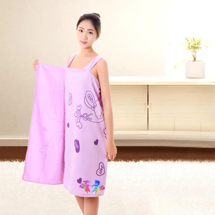Bathroom%20Women%20Bath%20Towels%20Wearable%20Towel%20Dress%20-%20Image%205