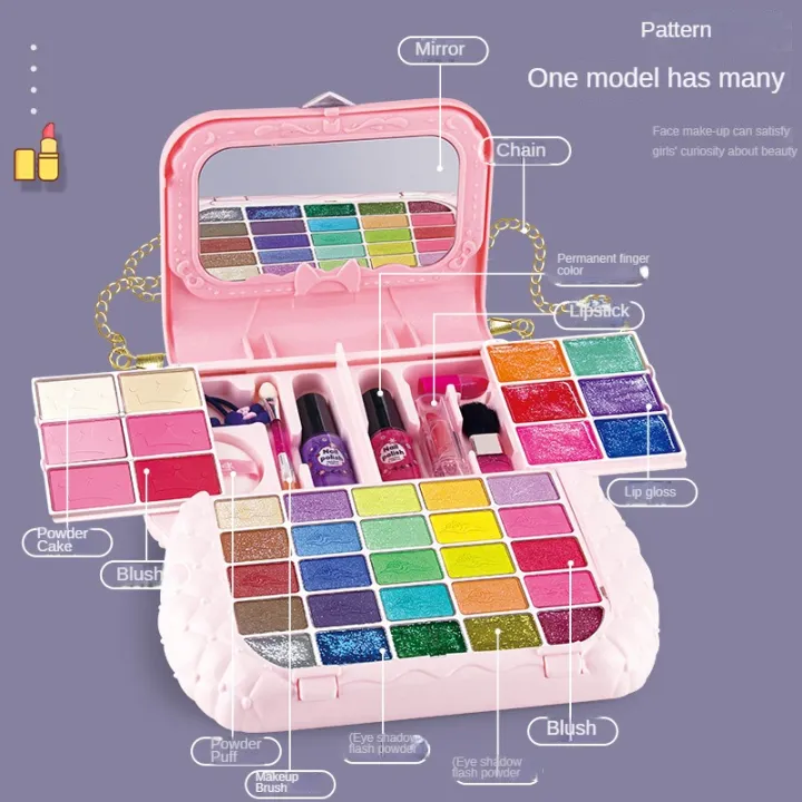Kids%20Makeup%20Kit%20For%20Girl,%20Real%20Washable%20Non-Toxic%20Girls%20Makeup%20Kit,%20For%20Kids%20With%20Cute%20Princess%20Cosmetic%20,%20Portable%20and%20Backablecosplay%20-%20Image%204