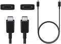 Samsung 25 Watt Super fast charger with C to C cable - Black.
