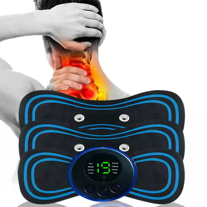 EMS Mini Massager with 3 Pad ,Muscle Stimulator Full Body Relaxation Electric