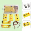Physics Science Kit Puzzle Practical Ability DIY Physics Science Lab Basic Circuit Learning Starter Kit for Kids. 