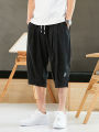 Plus Size Summer Harem Pants Men Short Joggers Chinese Style Calf-Length Casual Baggy Pants Male Capris Trousers 8XL. 
