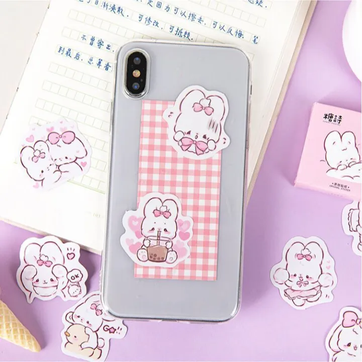 Panda%20Online%2045PCS%20Lovely%20Kawaii%20Rabbit%20Series%20Stickers%20Album%20Diary%20Journal%20Decorative%20Scrapbooking%20DIY%20Sticker%20-%20Image%204