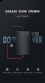 Graffiti Garage Door Magnetic WiFi Door Magnetic Detector Switch Garage Door Magnetic Alarm Intelligent Door Control Switch for home. 
