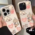 Pink Love Heart Puppy Bow Cartoon Banana Cute Elephant Casing Compatible For iPhone 7plus 15 XR 11 12 14 X 13 Pro Max 6S 8 15 6 7 Plus SE 2020 XS MAX Fashion Degradable Soft Case. 