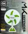 MK Defender 16 inch Rechargeable Table fan, Model: MK 2926, 12v-4.5Ah Battery, with LED lights. 