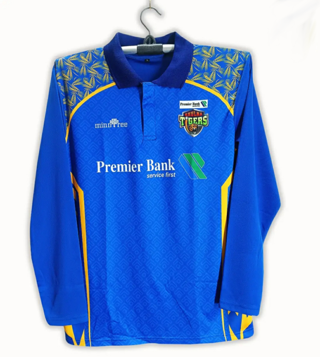 Khulna Tigers collar Full Sleeve BPL-2024 Jersey