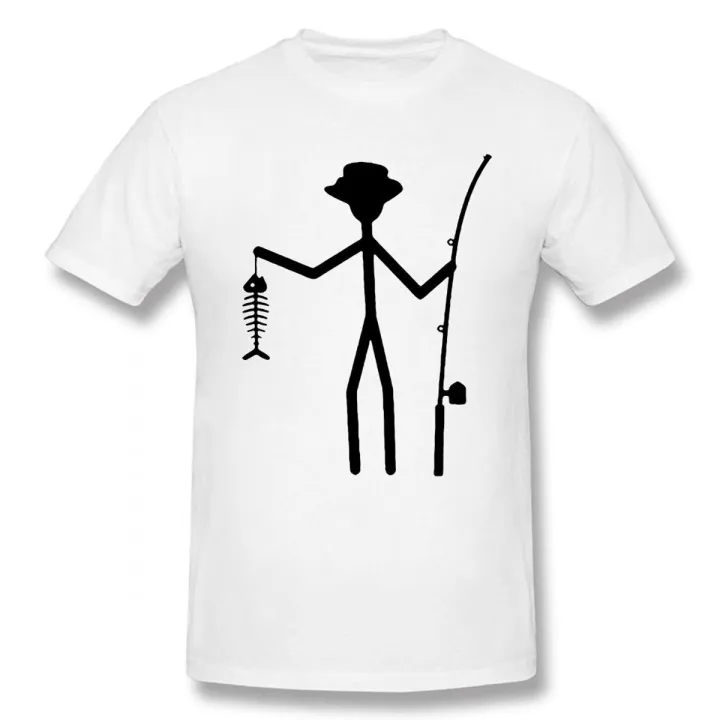 Funny Love Fishing TShirt Men Just Fish It Funny T-Shirt Short Sleeves  Hop Oversized O-Neck Cotton T Shirts