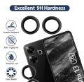 Xiaomi Redmi 13 Camera Ring Metal Frame Camera Ring Case Glass Protector Camera Lens Shield Camera Lens Ring Case. 