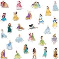 52PCS Disney Cartoon Cute Princess Stickers Aesthetic Decal Decoration Laptop Motorcycle Luggage Car Sticker for Girl Kid. 