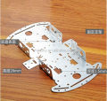 4WD Smart Car Chassis 1.5mm Aluminum Alloy.