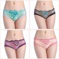 China Soft Comfortable Panty for Women Lace underwear, trousers, pants, with embroidery. 