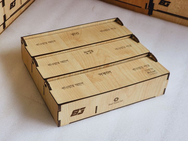 Small Size Medicine Organizer Local Economy Box