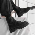 Men's Shoes Autumn and Winter2022New High-Top Dr. Martens Boots Men's Thick Cotton Shoes Black Working Wear Leather Boots Men. 