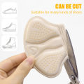 Heel Stickers Heel Protectors Sneaker Shrinking Size Insoles Anti-wear Feet Shoe Pads Adjust Size High Heel Cushion Inserts. 
