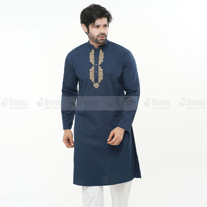 Fashionable%20Cotton%20Embodary%20Only%20Punjabi%20For%20Man;s%20-%20Image%204