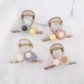 Fashion Simple Woman Acrylic Flowers Color Blocking Design Hair Claw Clips Girl Sweet Fresh Shark Clips Jelly Color Hairpins Hair Accessoires.