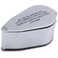 40x LED Pocket Magnifier Jeweller Eye Glass Loop Lens Magnifying Loupe UV Light. 