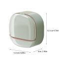 Soap Holder With Lid Drain Soap Box Punch-Free Flip-Top Soap Dish Creative Waterproof Storage Rack Bathroom Accessories. 