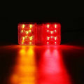 2Pcs 12V 10LED Waterproof Truck Trailer Truck Tail Light Indicator. 