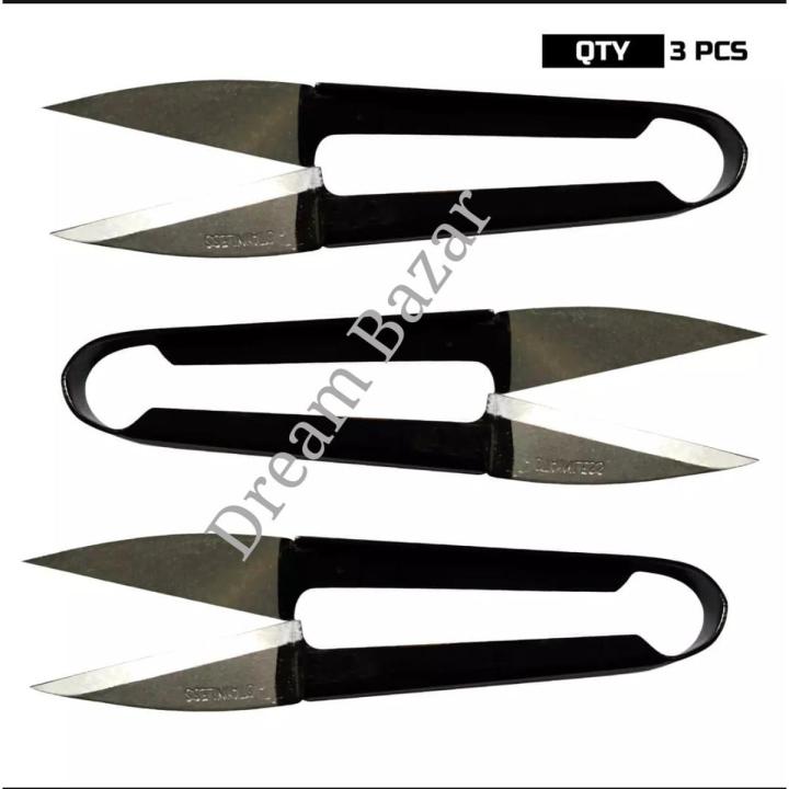 Embroidery Material Sewing Tools Snips Crafts Threads Cutters Scissors Ideal for Garment sewing Finishing tailoring fashion designing boutique stitching quilting alteration (3 Pcs)