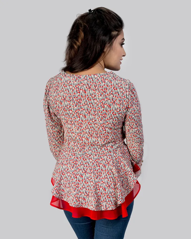 theredthread S bicolor layered tops bk⑨ THEREDTHREAD / ザレッドスレッド】S bicolor layered tops