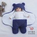 Baby Sleeping Bag Ultra-Soft Fluffy Fleece – Newborn Receiving Blanket & Swaddle Wrap. 
