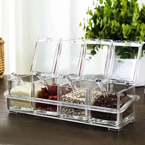 4%20Piece%20Acrylic%20Crystal%20Clear%20Seasoning%20Spice%20Box%20Set%20with%20Cover%20and%204%20Spoons%20Kitchen%20Storage%20Ja-Condiment%20&%20Spice%20Racks-Nr%20mart%20-%20Image%202