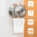 Door Handle Alarm 110dB Door Security Alarm with Adjustable Settings Portable Alarm Equipment Battery Operated Door Alarm. 