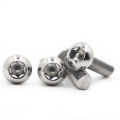 5-50pcs M2 M2.5 M3 M4 M5 M6 M8 A2 Stainless Steel Six Lobe Torx Button Head with Pin Tamper Proof Anti Theft Security Screw Bolt.