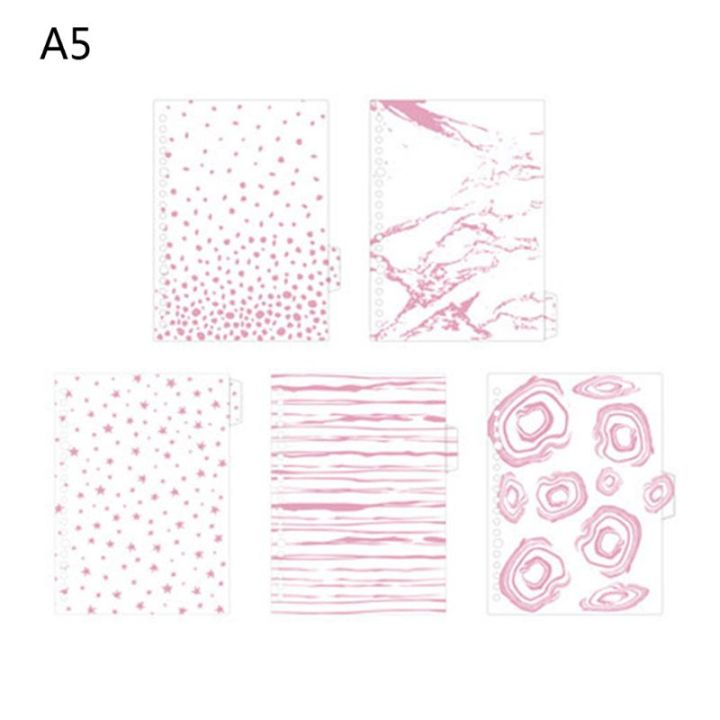 %E3%80%90No-Questions-Asked%20Refund%E3%80%91%205Pcs/set%20Leaf%20Paper%20Divider%20Index%20Separator%20for%20A5%20A6%20Loose%20Binder%20Notebook%20Students%20Staionery%20-%20Image%202