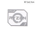 AMD Ruilong Ryzen R9 R7 R5 R3 Vega Metal Sticker Notebook Desktop Logo Sticker.