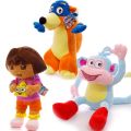 25-28cm Dora the Explorer monkey Boots Swiper plush Toys Soft Stuffed Dolls Backpack with Map For Kid Birthday Gift Outlier Aeuinv.