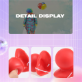3Pcs Red Clown Nose Honking Squeaking Clown Nose with Elastic Rope for Adults Halloween Cosplay Costume Accessories.