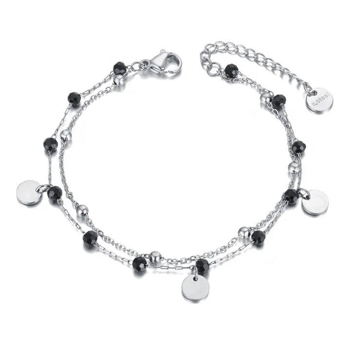 JeeMango%20Bohemia%20Titanium%20Stainless%20Steel%20Double%20Layer%20Bracelet%20For%20Women%20Original%20Design%20Black%20Crystal%20Chain%20Jewelry%20JB21117%20-%20Image%202