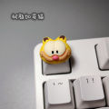Cute cartoon cat's paw bunny xda three-dimensional round Lofe beautiful girl low switch keycaps mechanical keyboard. 