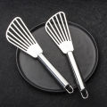 1PC Stainless Steel Slotted Fish Turner Spatula Flexible Kitchen Cooking Tools.