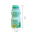 480ml Plastic Water Bottle Tour Drinking Bottle Yakult Shape Cute Kawaii Milk Carton Shaker Bottle For Kids/Girl/Adult Glass.