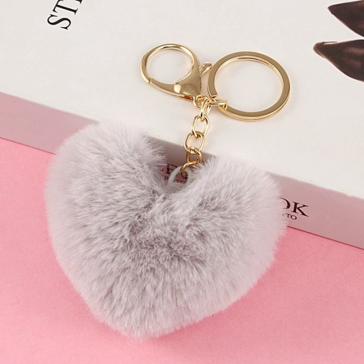 Cute%20Bag%20Attachment%20Soft%20Keychain%20Heart%20keyring%20for%20Ladies%20-%20Image%202