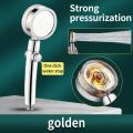 High Pressure Shower Head Water Saving Flow 360 Degrees Rotating with Fan Extension Showerhead Spray Nozzle Bathroom Accessories. 