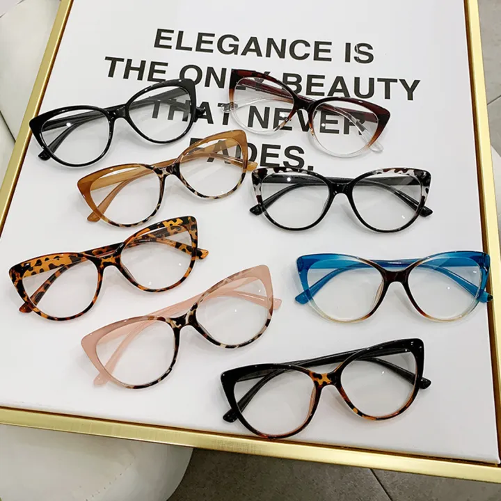 Women%20Retro%20Anti-Blue%20Light%20Cat%20Eye%20Frame%20Glasses%20Vintage%20Computer%20Eye%20Production%20Eyeglasses%20Classic%20Plain%20Spectacles%20-%20Image%203