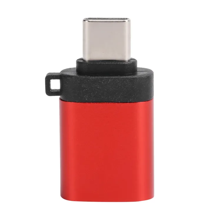 USB3.0%20Female%20to%20TypeC%20Adapter%20Converter%20Charging%20Data%20OTG%20Stretch%20Head%20Without%20Chain(Red%20)%20-%20Image%203