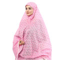 Cotton Muslim Namaz Hijab Scarf for Women - White, Full Coverage.