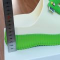2024 Eva slippers bowknot women's outdoor green slides sweet backless beach shoes woman wedged platform mules elevator slippers.